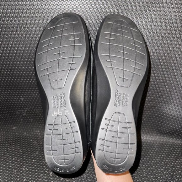 SAS Roamer Tripad Comfort Black Leather Adjustable Hook Loop Shoes Size 9.5M - Picture 7 of 8